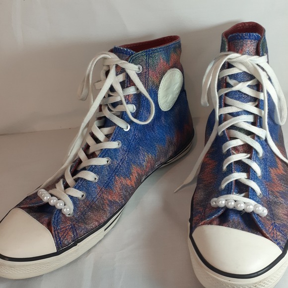 Converse Chuck Taylor All Star Fancy Missoni Hi Casual Women's Size 9.5 Sneakers - Picture 1 of 16